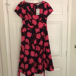 Boden Olive Wrap Dress